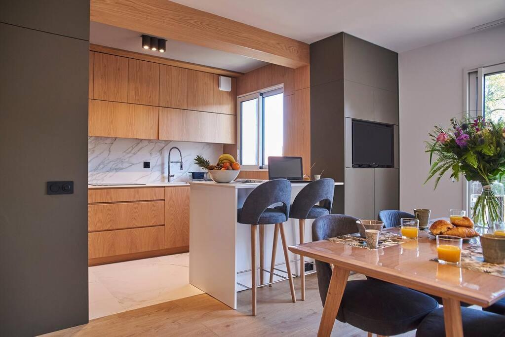Magnifique Appartement Design Parking Chiberta Англет Екстер'єр фото